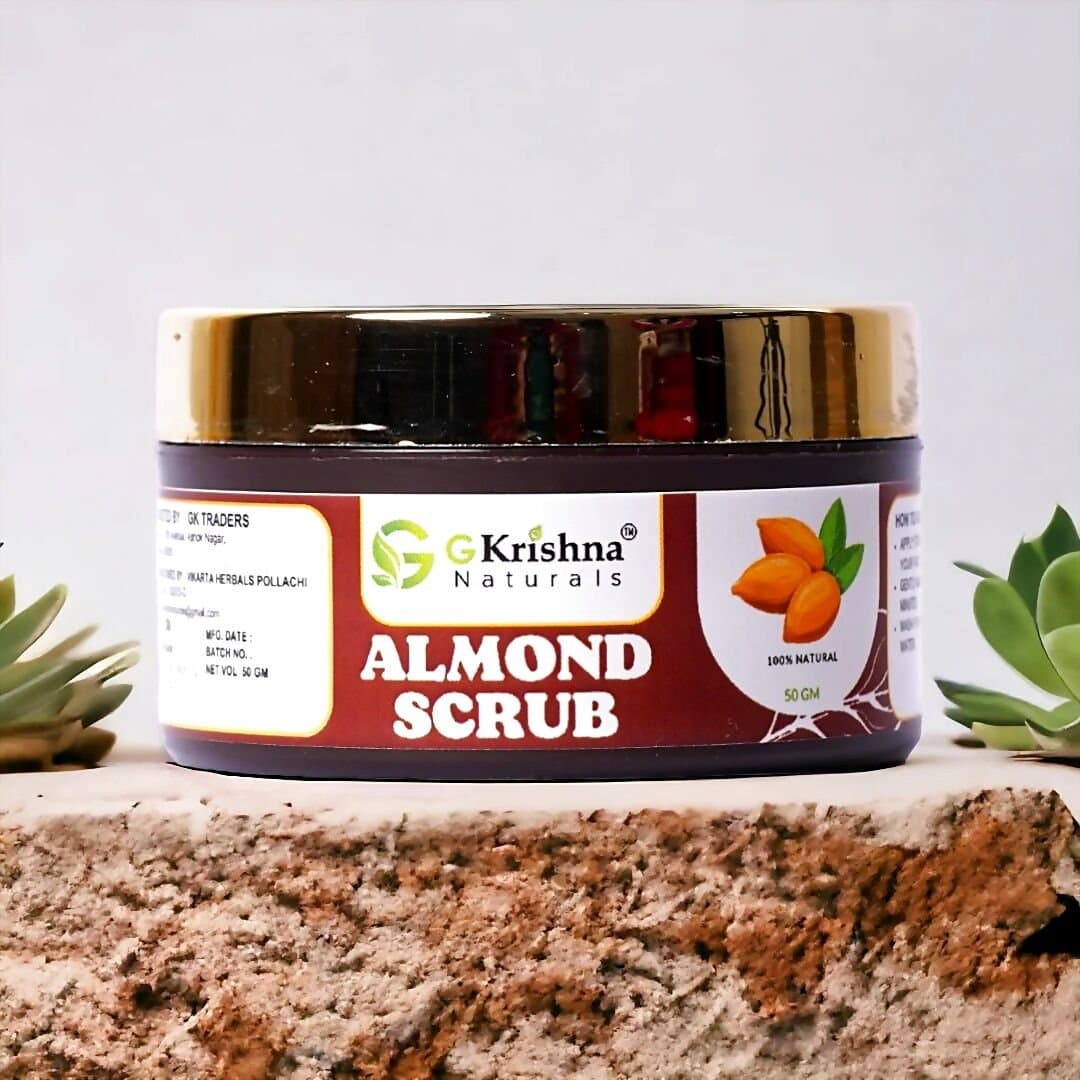 G Krishna Naturals Almond Face Scrub