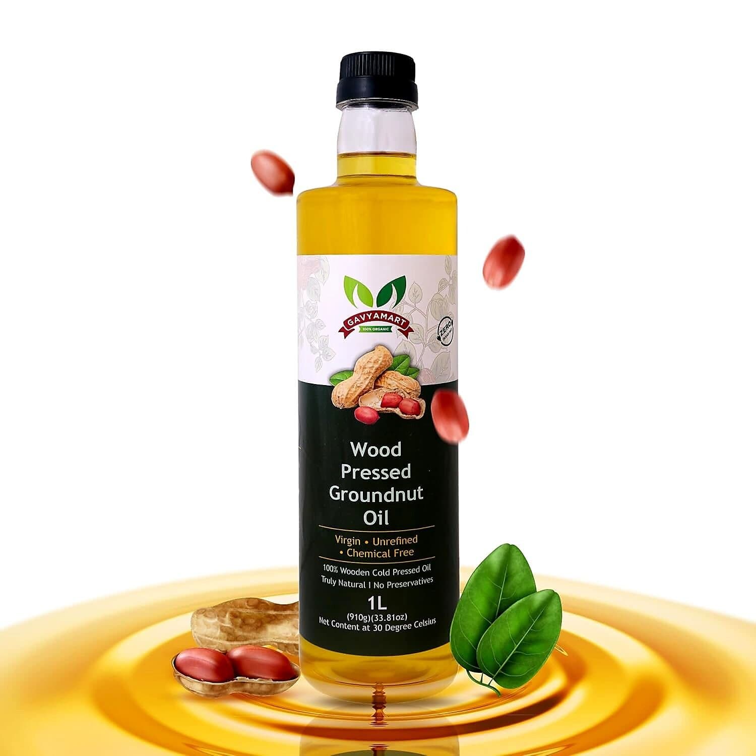 Gavyamart Wood Pressed Groundnut Oil