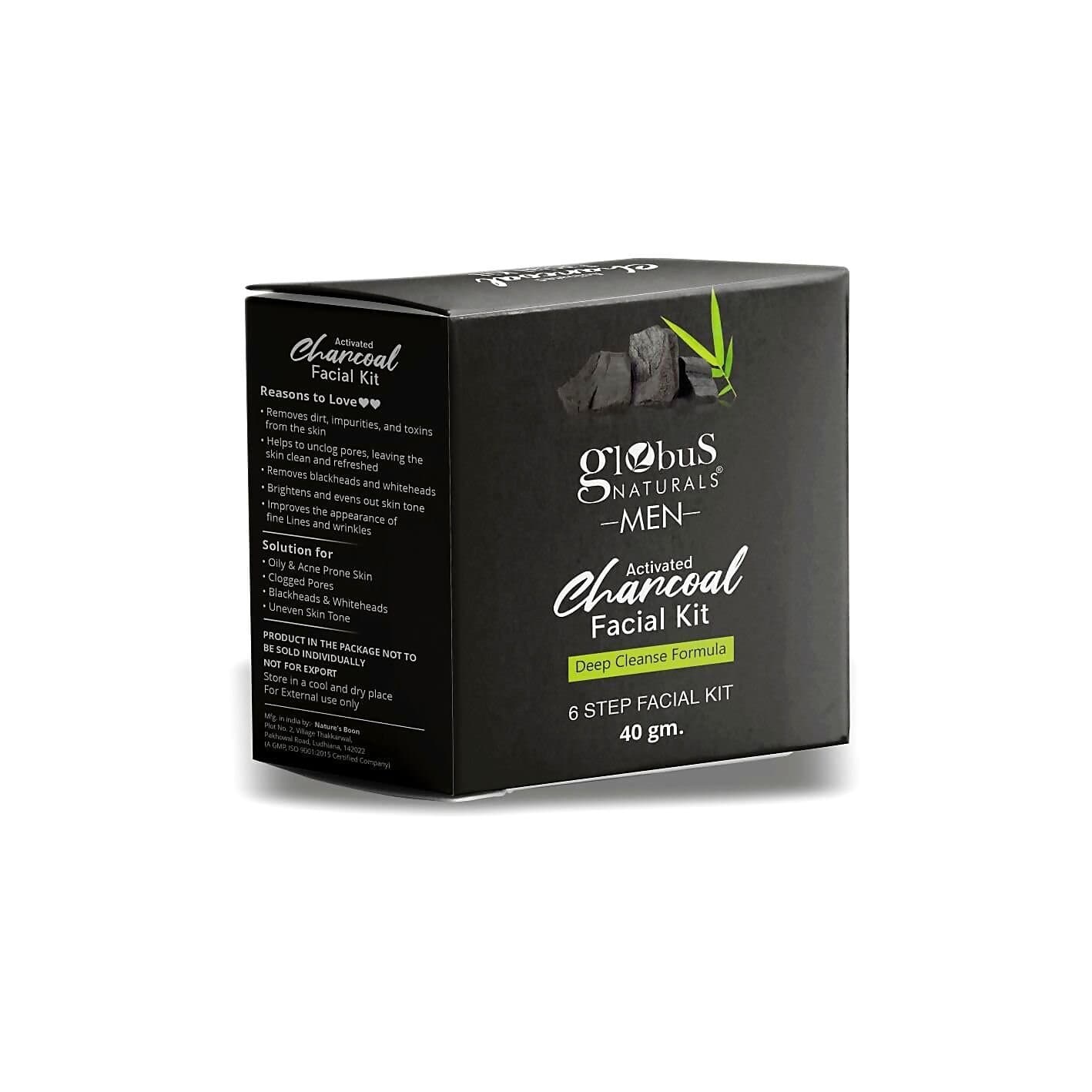 Globus Naturals Charcoal Facial Kit