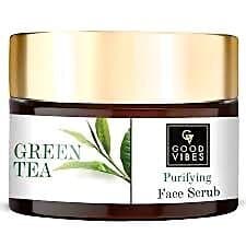 Good Vibes Green Tea Purifying Face Scrub 