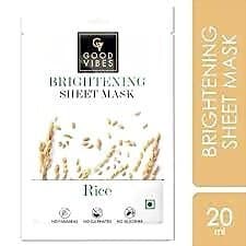 Good Vibes Rice Brightening Sheet Mask