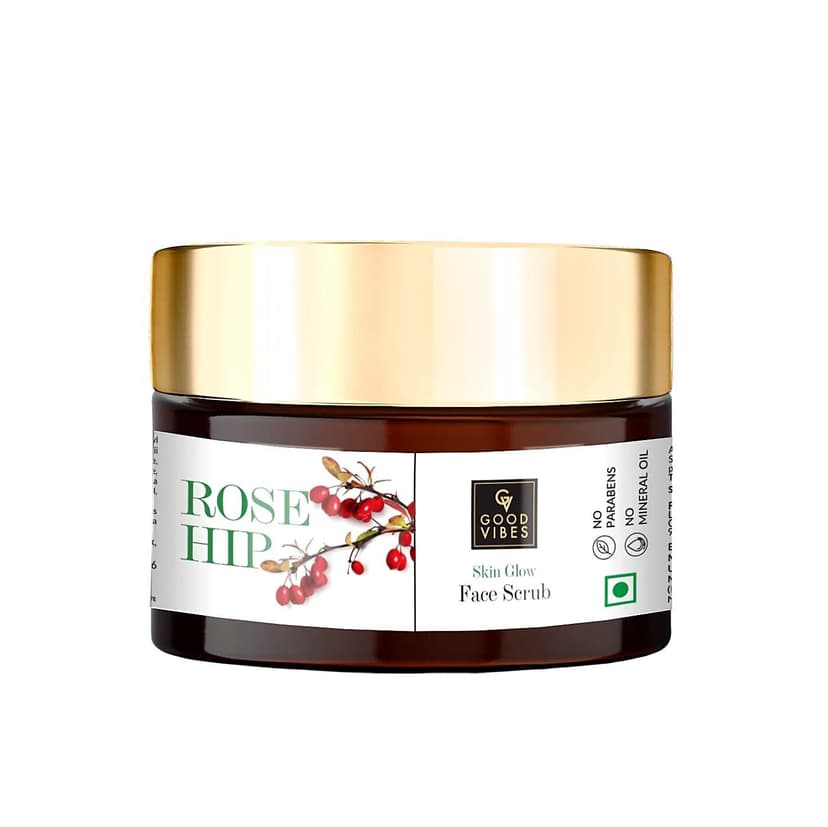 Good Vibes Skin Glow Face Scrub Rosehip