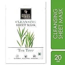 Good Vibes Tea Tree Cleansing Sheet Mask