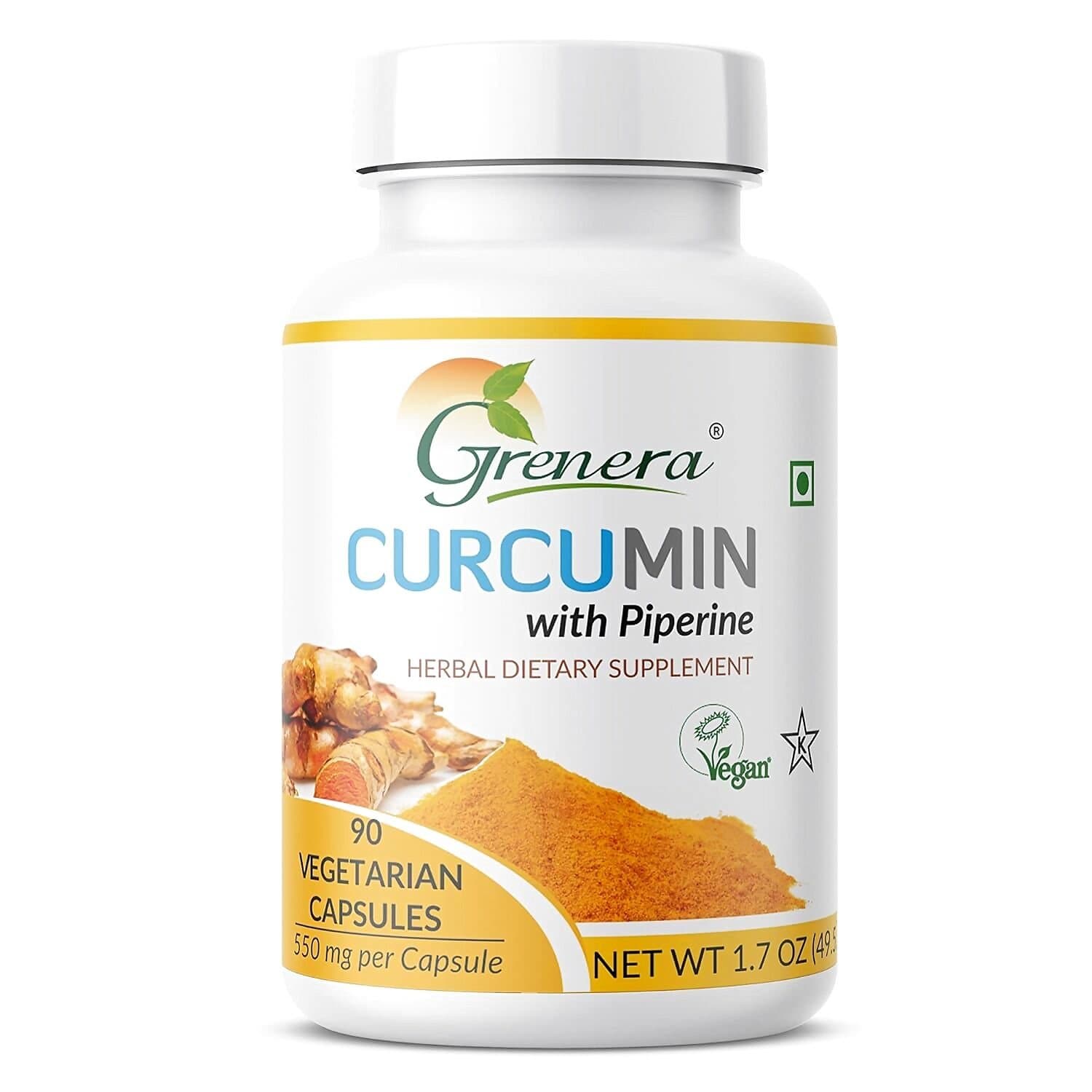 Grenera Organic Curcumin Capsules