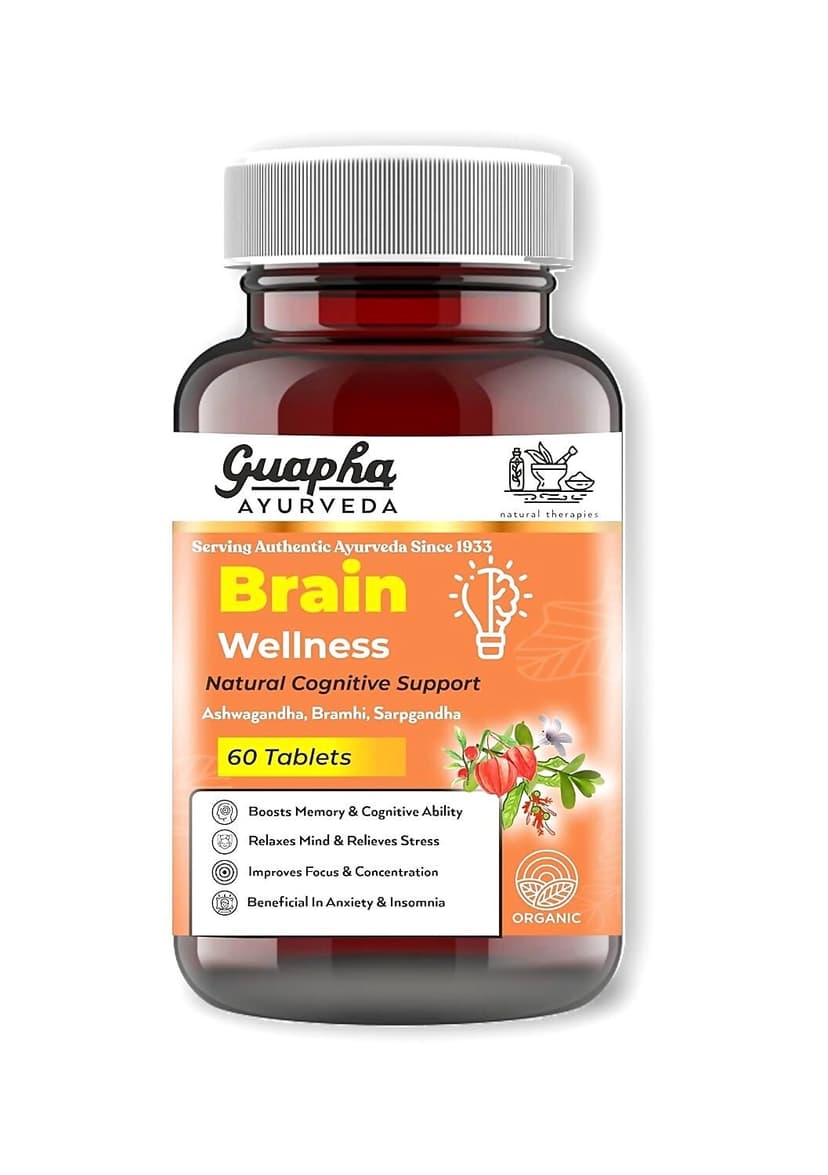 Guapha Ayurveda Brain Wellness Tablets