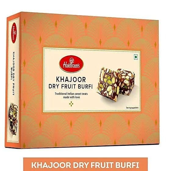 Haldirams Khajur Dry Fruit Barfi