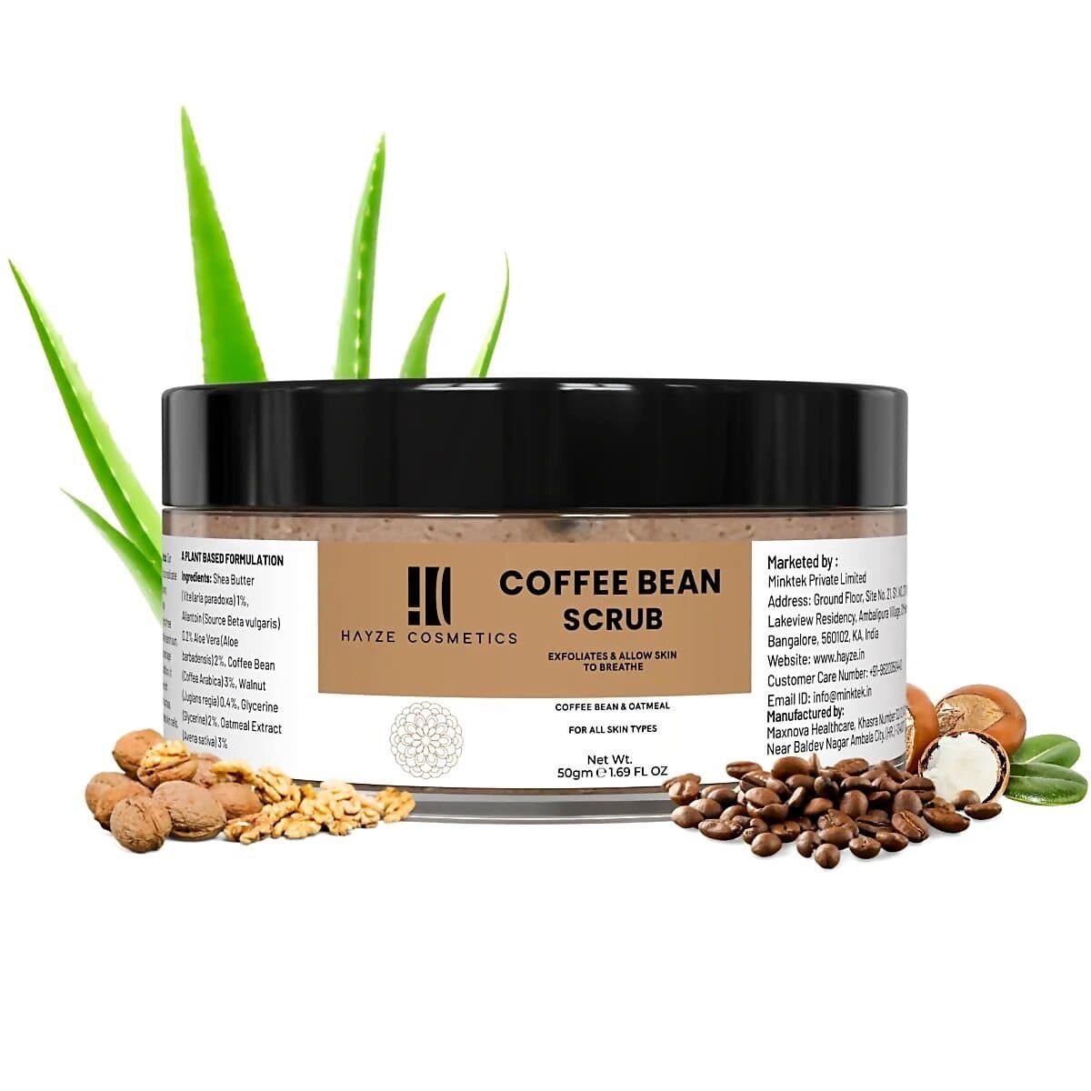 Hayze cosmetics coffee bean scrub