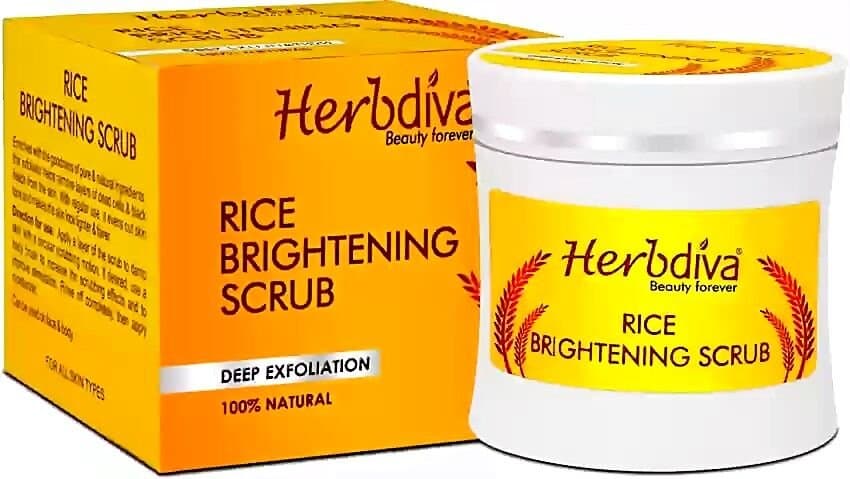 Herbdiva Rice Brightening Scrub