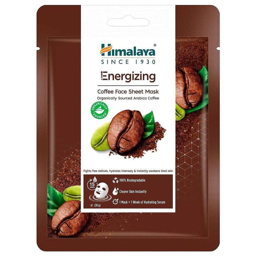 Himalaya Energizing Coffee Sheet Mask