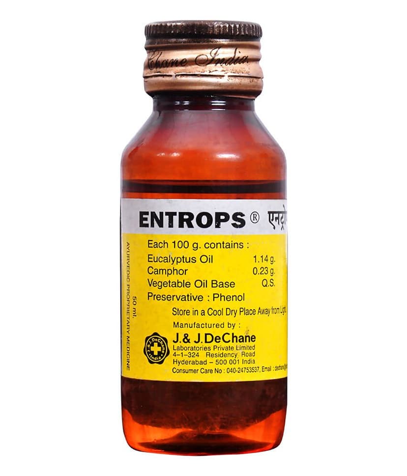 J And J Dechane Ayurvedic Entrops Drops