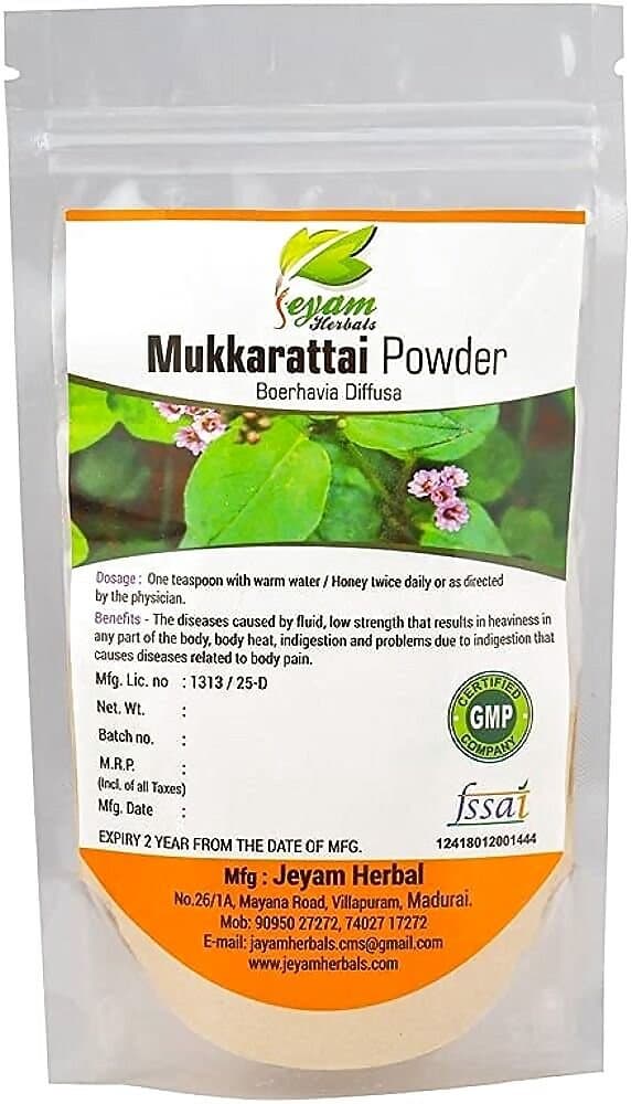 Jeyam Herbal Mukkarattai Powder