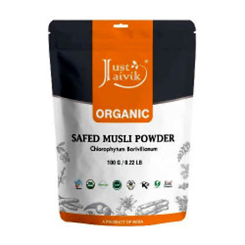 Just Jaivik Organic Safed Musli Powder	