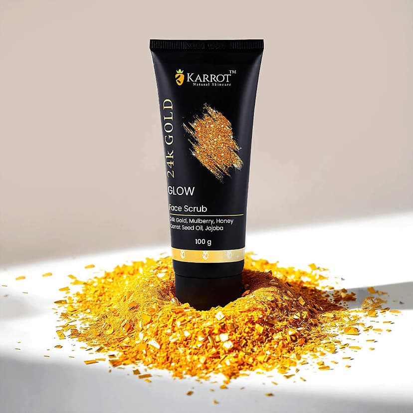 Karrot Natural 24K Gold Face Scrub