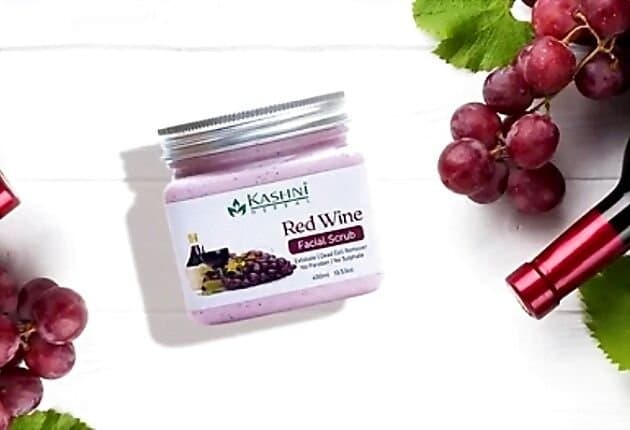 Kashni herbal Red Wine Face Scrub