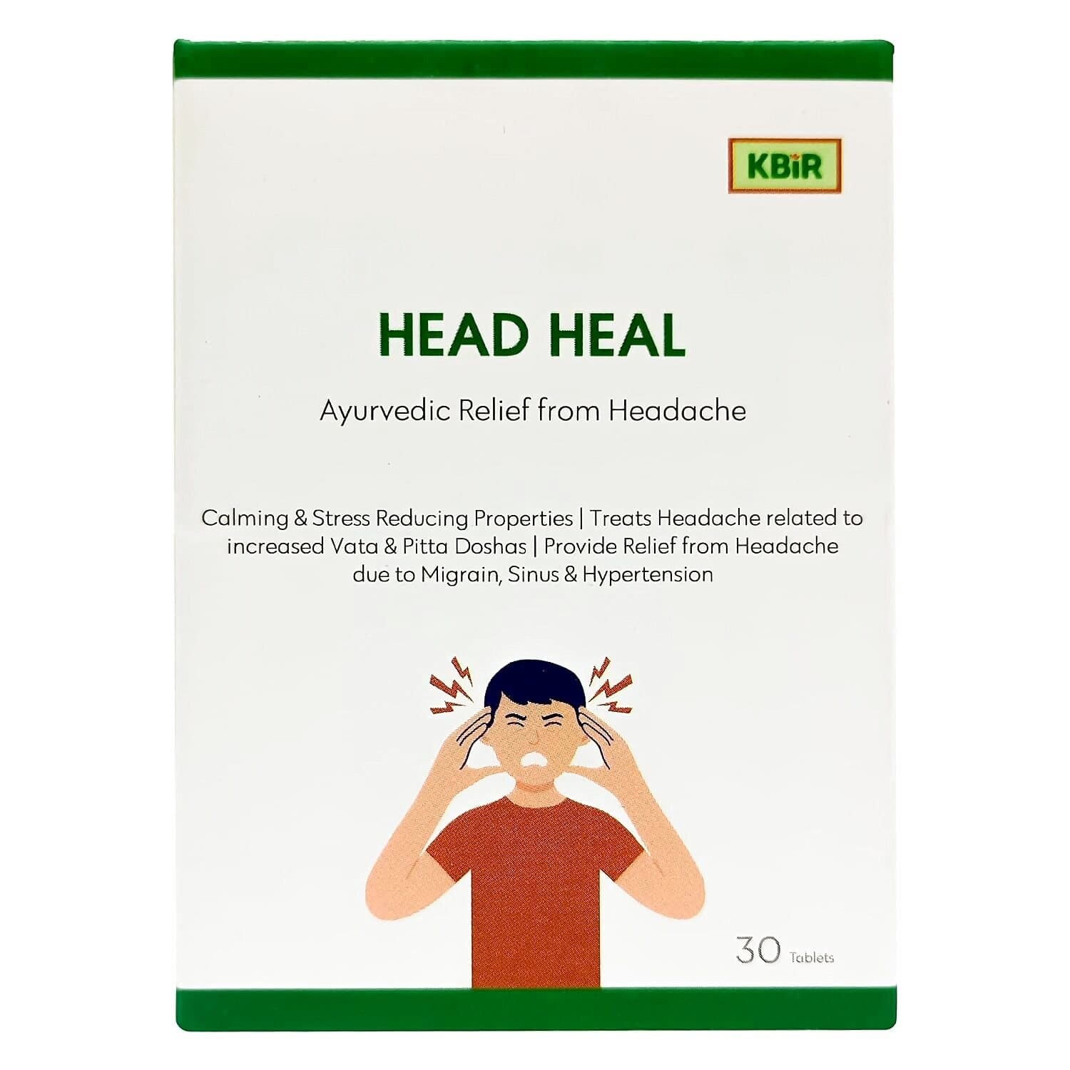 Kbir Wellness Head Heal Tablet