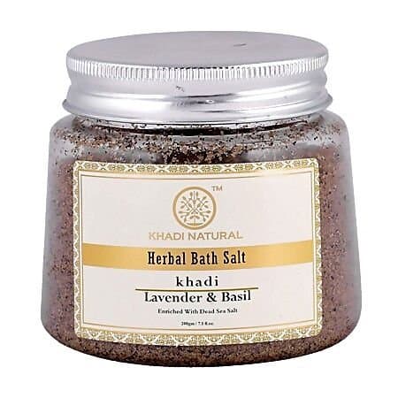 Khadi Lavender And Basil Bath Salt
