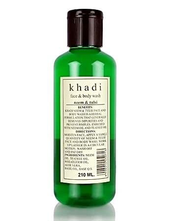 Khadi Neem and Tulsi Face and Body Wash