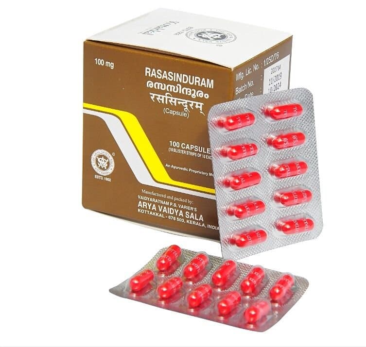 Kottakkal Ayurveda Rasasinduram Capsule