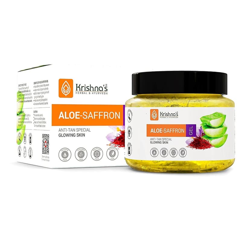 Krishna's Aloe Saffron Gel