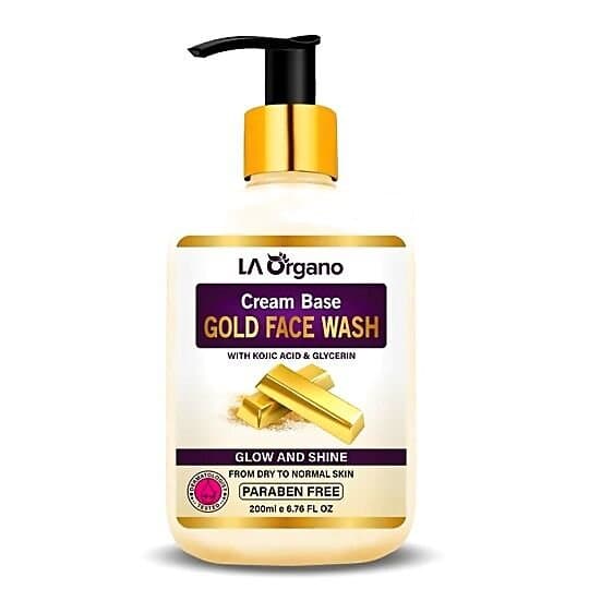LA Organo Cream Base Gold Face Wash