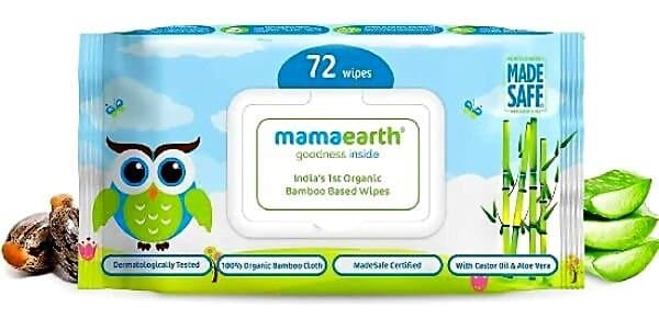Mamaearth Organic Bamboo Based Baby Wipes