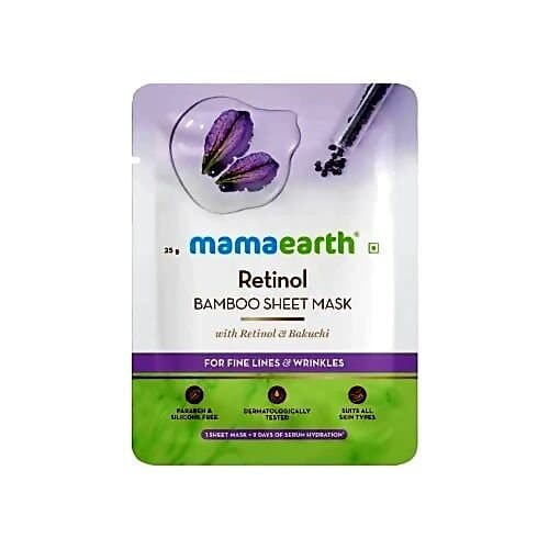 Mamaearth Retinol Bamboo Sheet Mask 