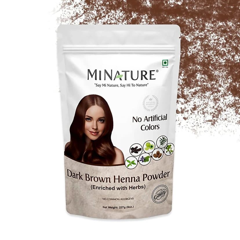 Minature Dark Brown Henna Powder