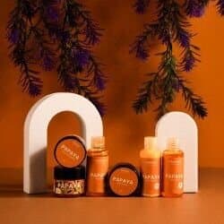 Mumuso Wanderlust Travel Kit - Papaya