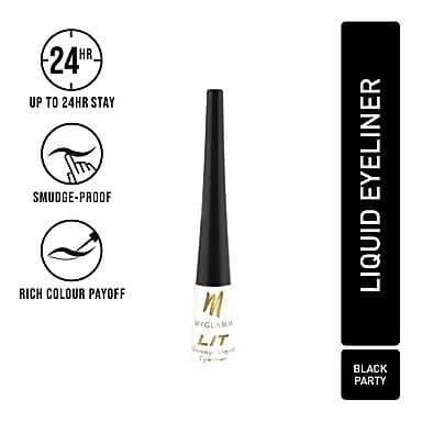 MyGlamm LIT Glossy Liquid Eyeliner