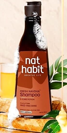 Nat Habit Curry Cider Navdha Shampoo