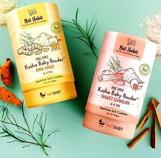 Nat Habit Kusha Baby Powder Combo 