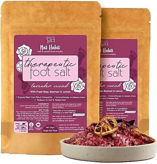 Nat Habit Lavender Unwind Foot Salt