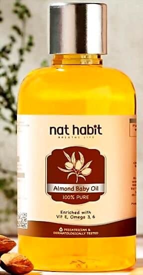 Nat Habit Pure Almond Baby Oil