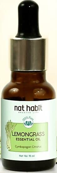 Nat Habit Pure Lemongrass Essential Oil
