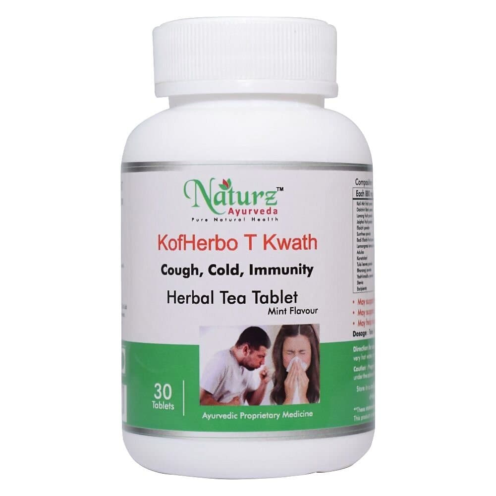 Naturz Ayurveda Kof Herbo T Tea Tablets