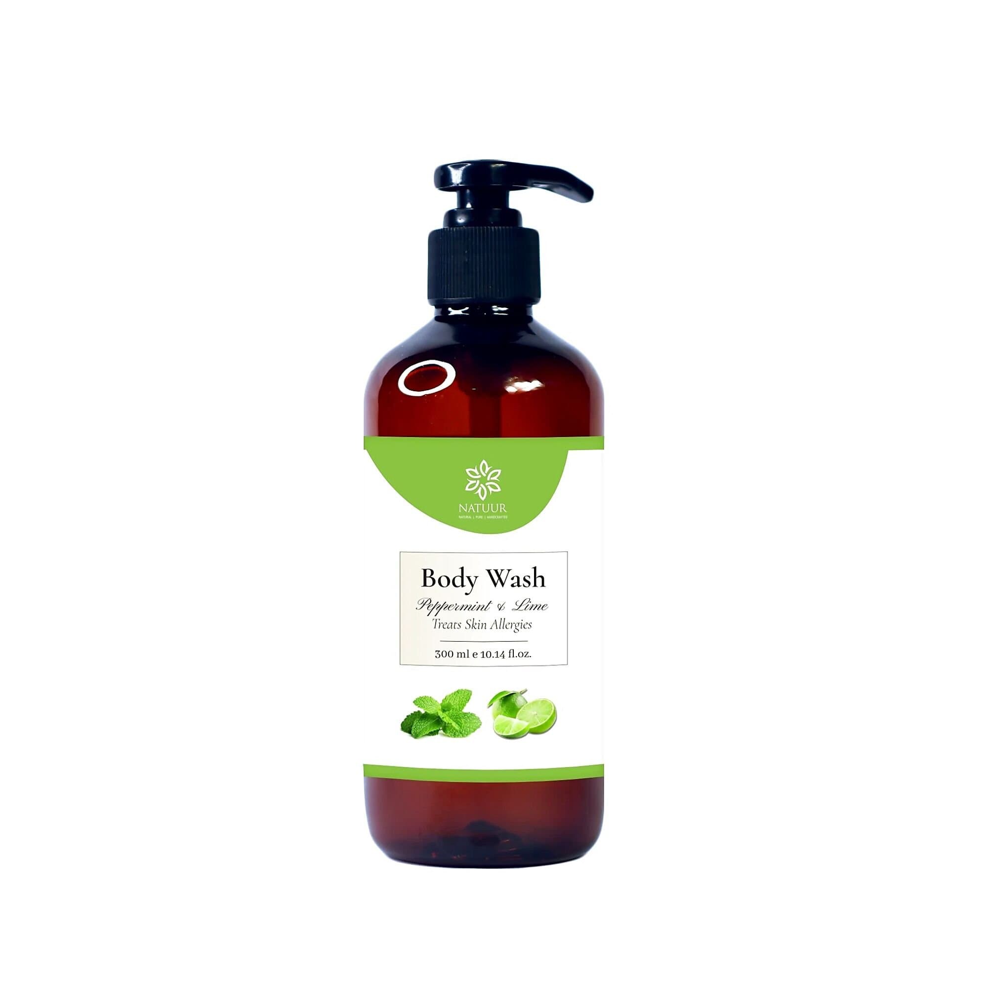 Natuur Aloe Body Wash Peppermint And Lime