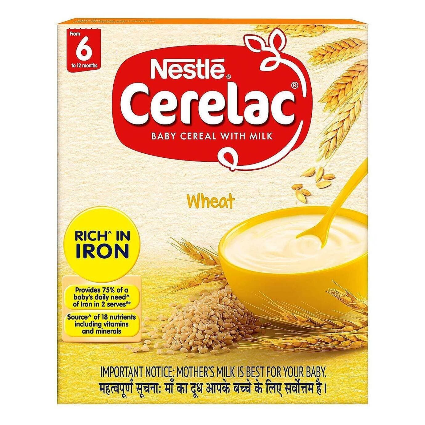 Nestle Baby Cereal With Milk Wheat 
