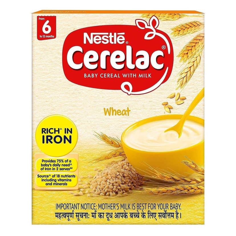 Nestle Baby Cereal With Milk Wheat 
