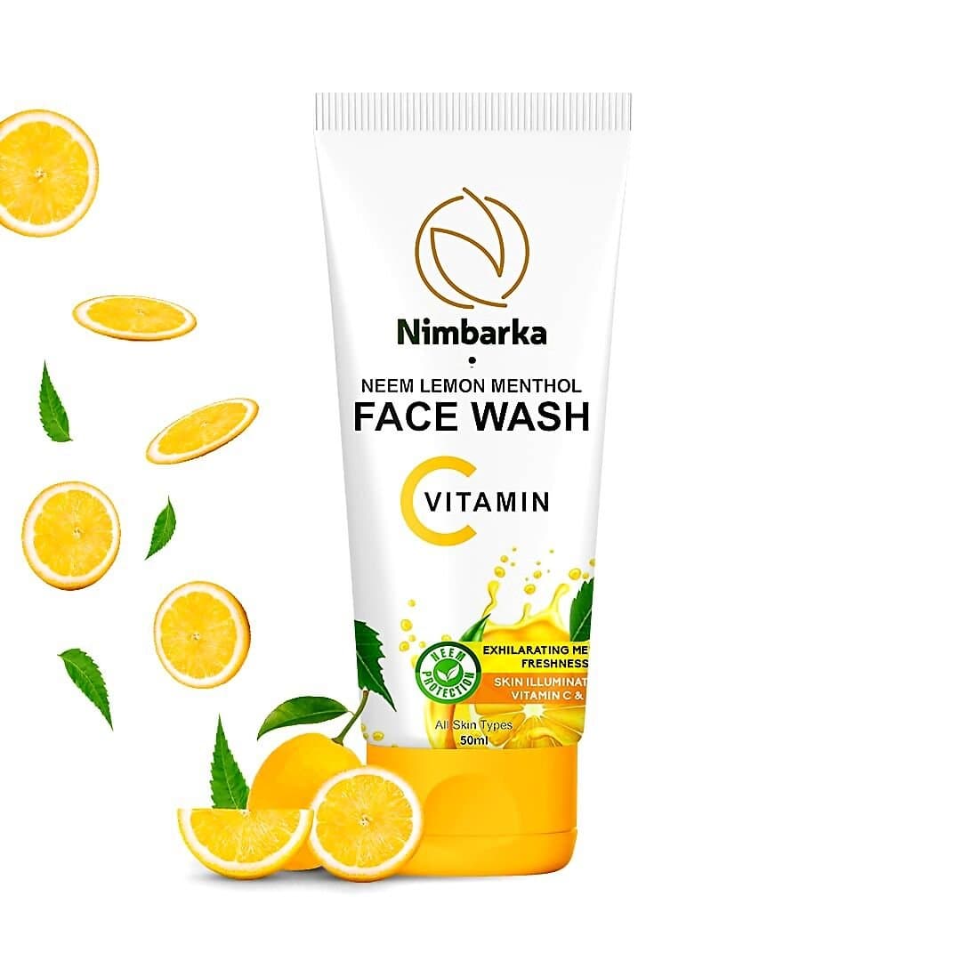 Nimbarka Neem Lemon Menthol Facewash