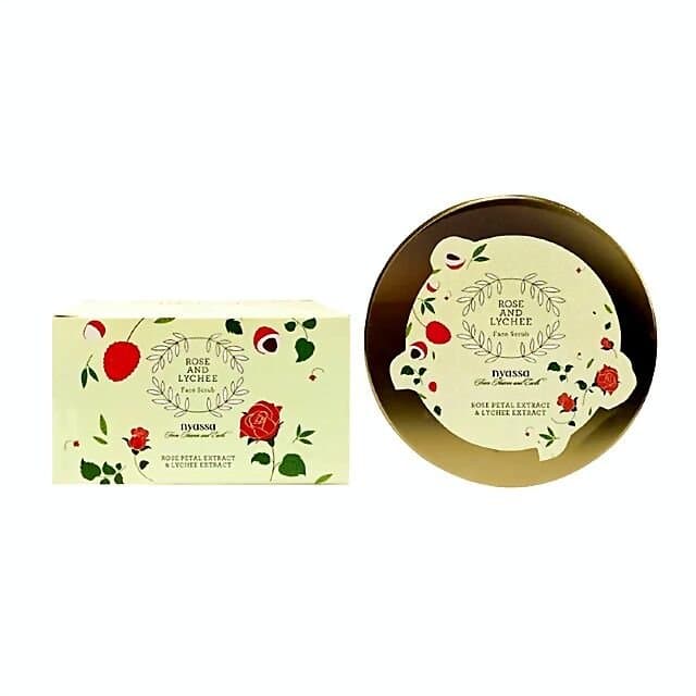 Nyassa Rose and Lychee Face Scrub
