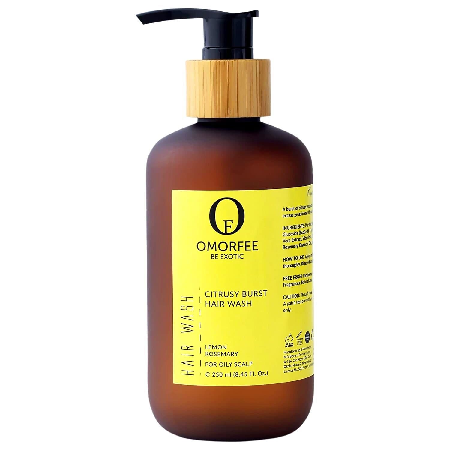 Omorfee Be Exotic Citrusy Burst Hair Wash
