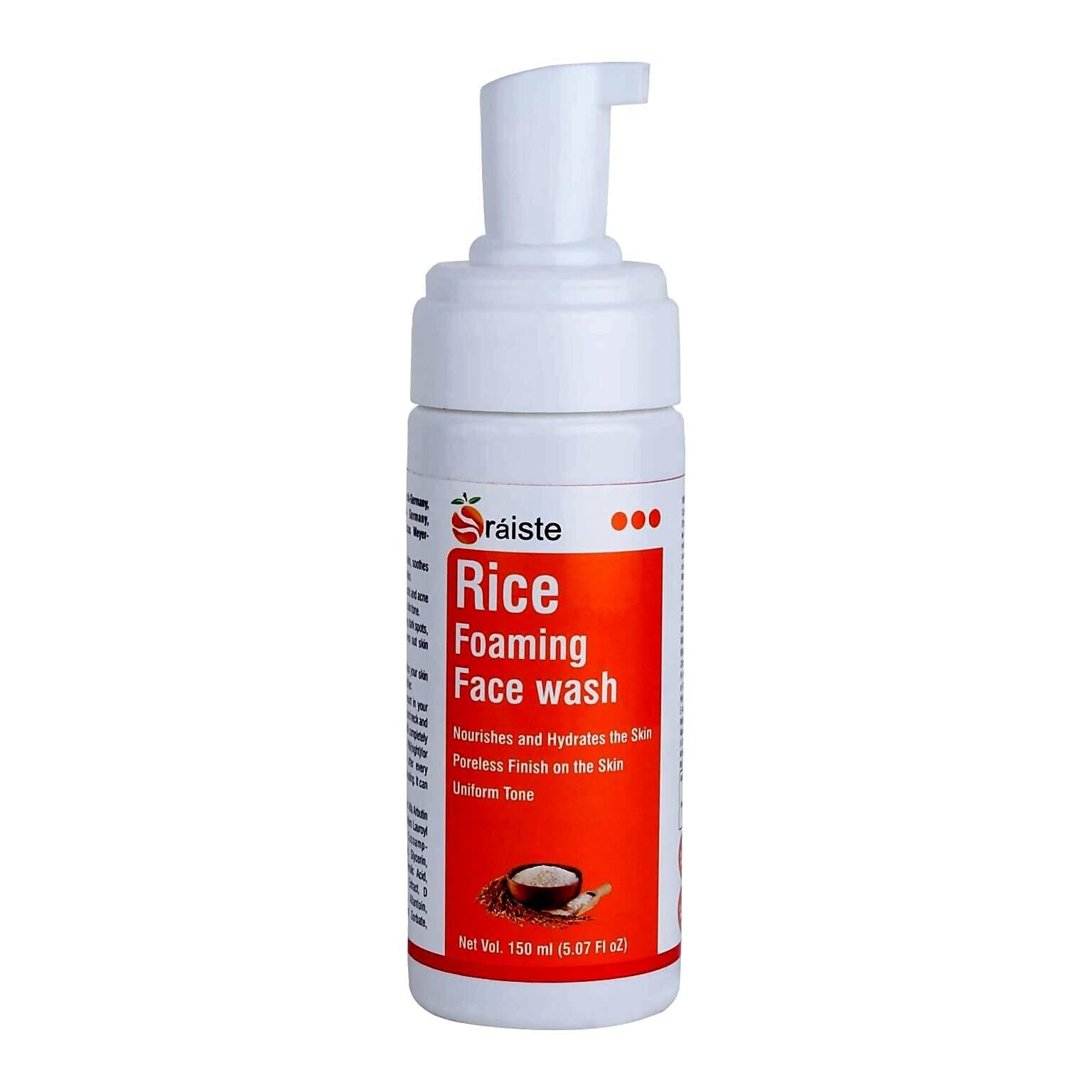 Oraiste Rice Foaming Face Wash