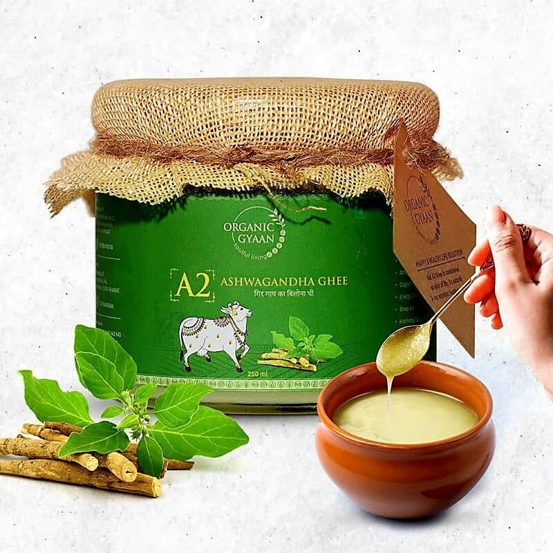 Organic Gyaan A2  Ashwagandha Ghee