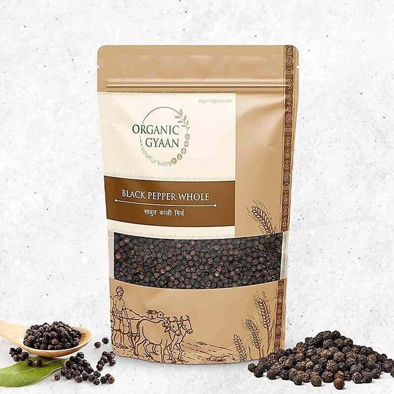 Organic Gyaan Black Pepper Whole
