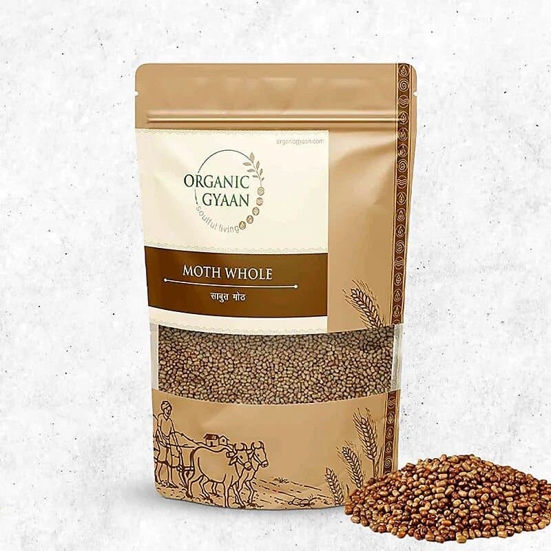 Organic Gyaan Moth Whole