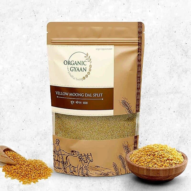 Organic Gyaan Yellow Moong Dal Split