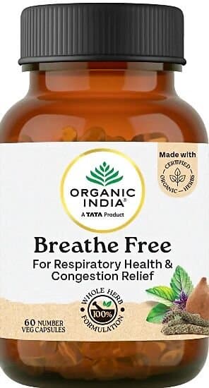 Organic India Breathe Free Capsules