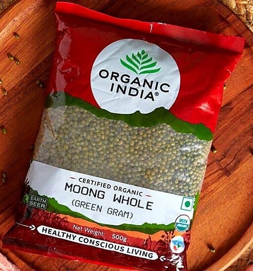 Organic India Moong Whole (Green Gram) 