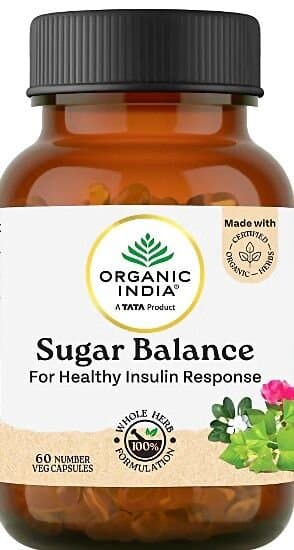 Organic India Sugar Balance Capsules