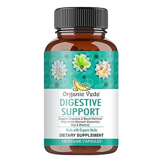 Organic Veda Digestive Support Capsules